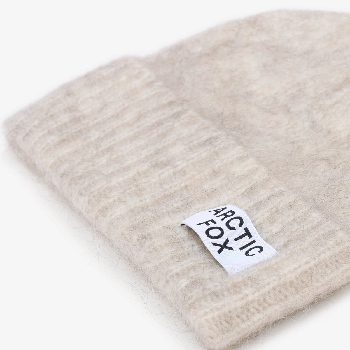 Arctic Fox Mohair Beanie – Alpine Ecru