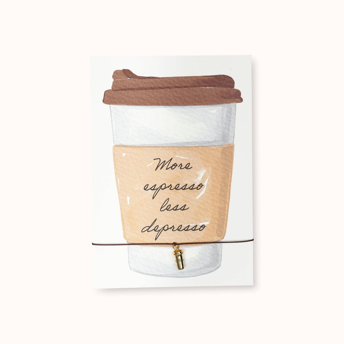 Armband-Karte: Mehr Espresso
