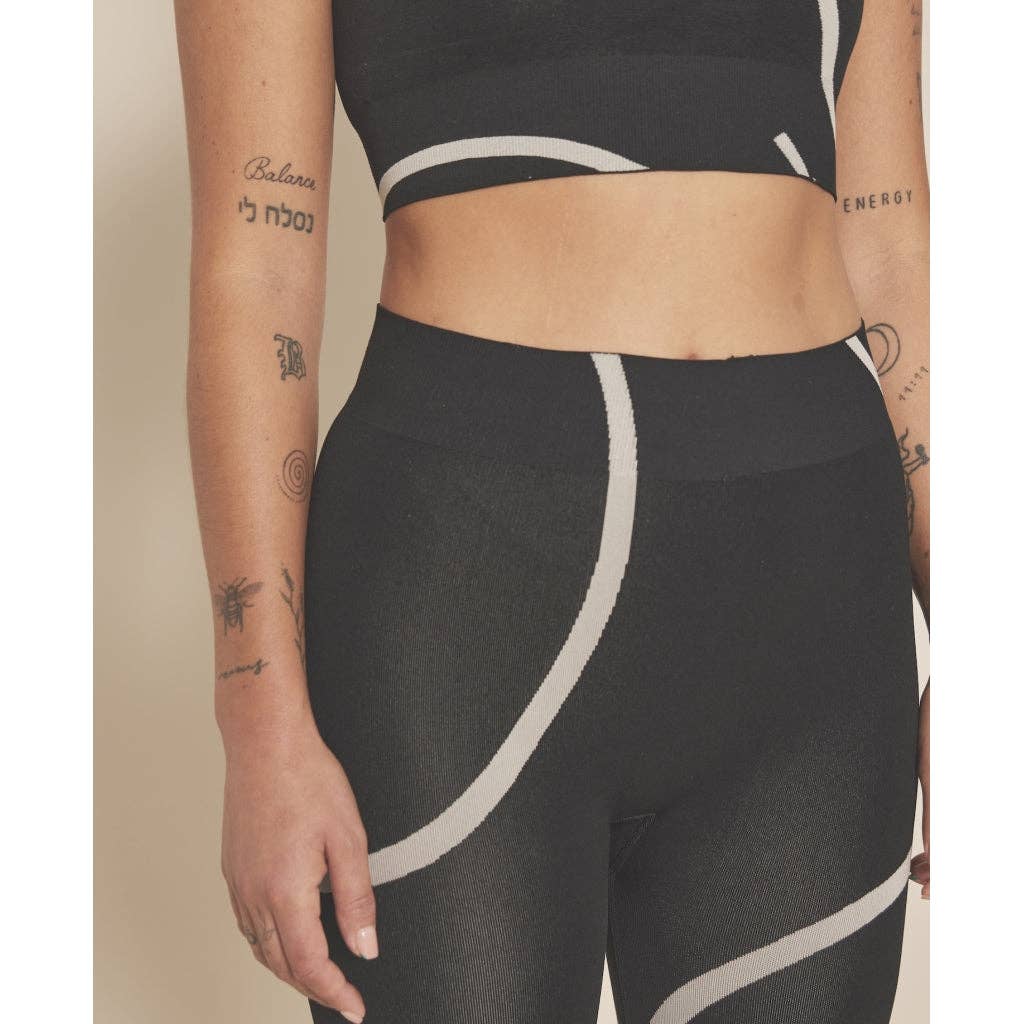 Loud Logo Leggings - Schwarz